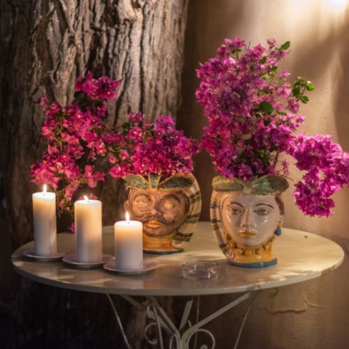 romantic dinner near taormina